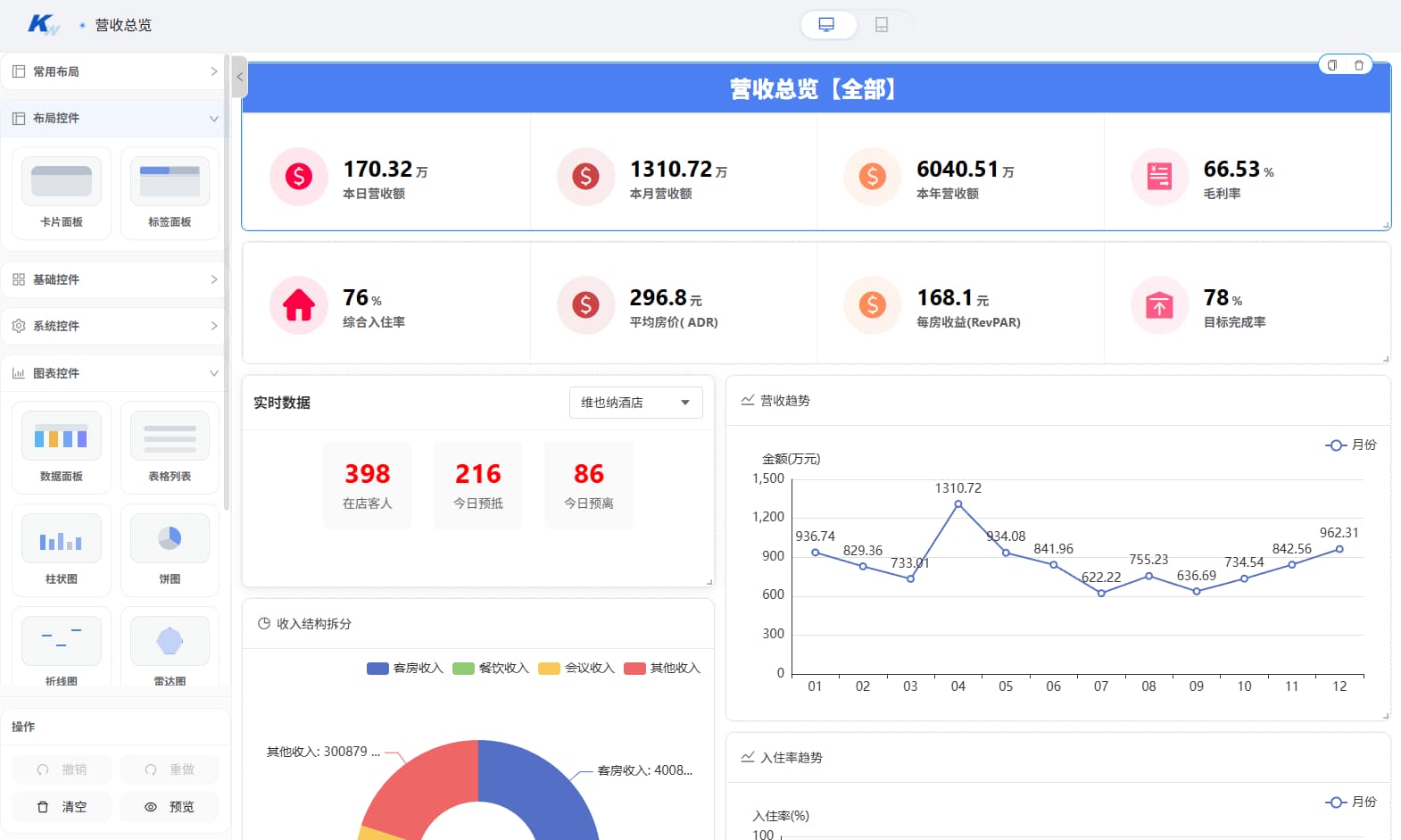 拖拽式界面设计